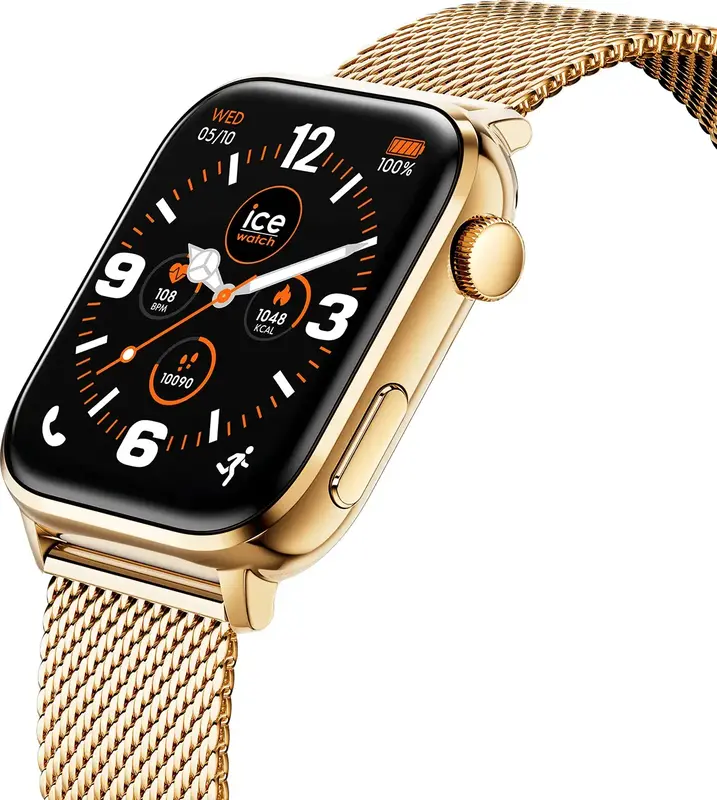 Смарт-годинник Ice-Watch ICE smart 3.0 Rectangular 1.78 Gold Milanese 024656 - фото - №2
