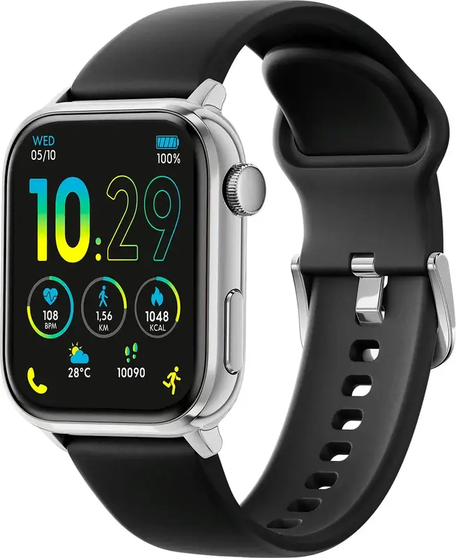 Смарт-годинник Ice-Watch ICE smart 3.0 Rectangular 1.78 Silver Black 024301 - фото - №0