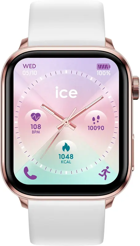 Смарт-годинник Ice-Watch ICE smart 3.0 Rectangular 1.78 Rose-Gold White 024302 - фото - №1