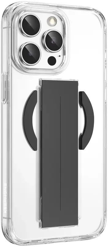 Чохол для iPhone 15 Pro Keephone MagGrip MagSafe Case Black (KPMAGS15PBK) - фото - №0
