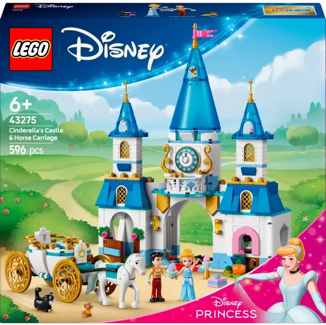 Конструктор LEGO Disney Princess Замок Попелюшки й карета, 43275 - фото - №0