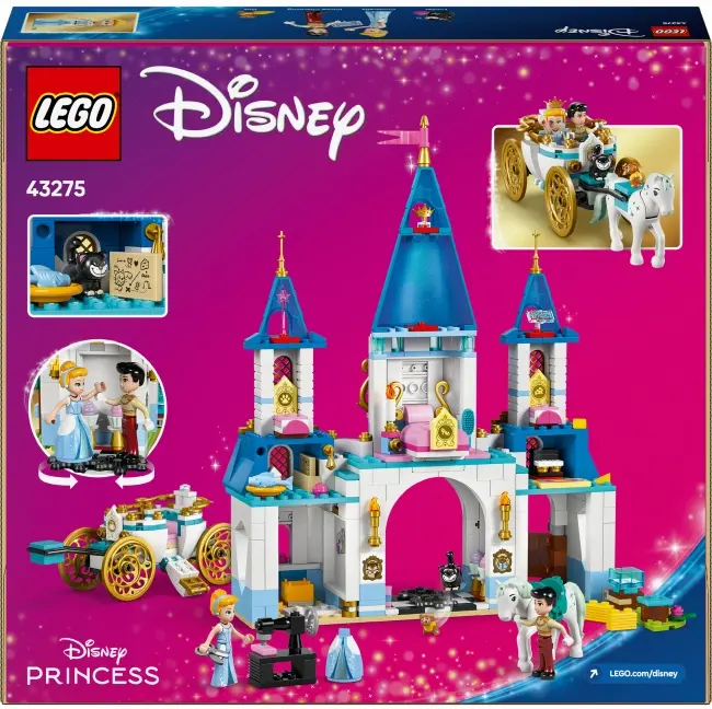 Конструктор LEGO Disney Princess Замок Попелюшки й карета, 43275 - фото - №1