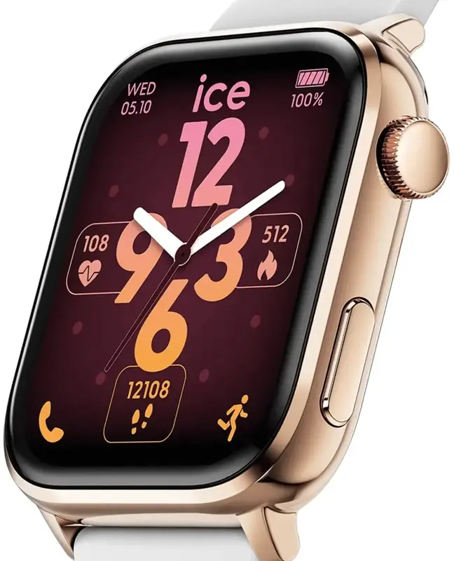 Смарт-годинник Ice-Watch ICE smart 3.0 Rectangular 1.78 Rose-Gold White 024302 - фото - №3