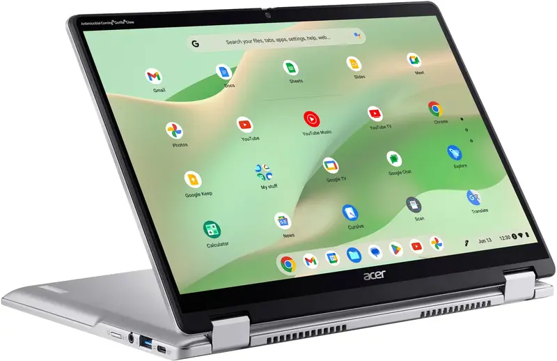 Ноутбук Acer Chromebook Spin CP314-2HN Pure Silver (NX.KYJEU.001) - фото - №4