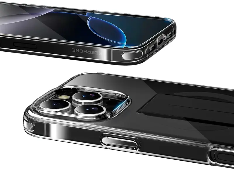 Чохол для iPhone 16 Pro Max Keephone MagGrip MagSafe Case Black (KPMAGS16PMBK) - фото - №3