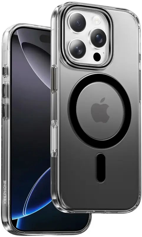 Чохол Keephone Aurora Pro MagSafe Case для 16 Pro Black (KPAUP16PBK) - фото - №2