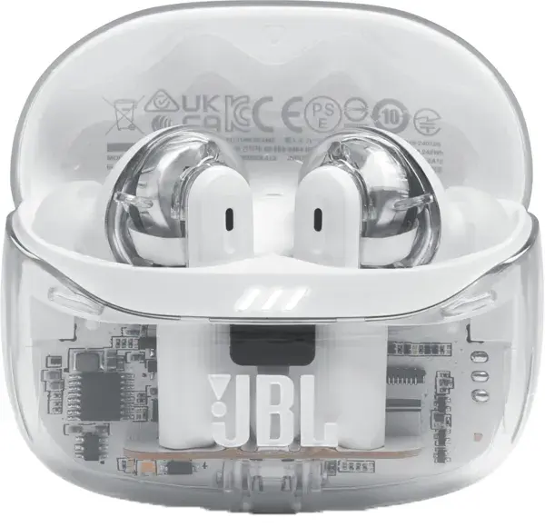 Навушники JBL Tune Beam 2 Прозоро білі - фото - №1