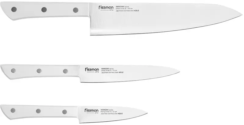 Набір ножів Fissman Yamazaki 3 шт. (2712) - фото - №1