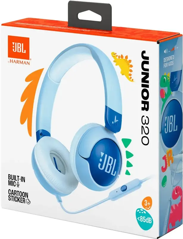 Навушники JBL Junior 320 Сині - фото - №7