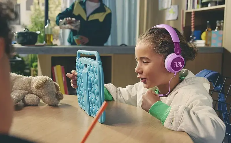 Навушники JBL Junior 320 Сині - фото - №9