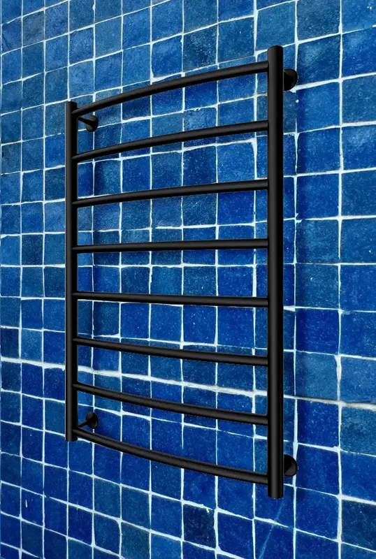 Рушникосушка MARIO водяна Класік, чорний матовий (1.1.0107.01.BM) - фото - №5