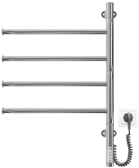 Рушникосушка MARIO електрична Веєр-І, хром (2.3.0407.11.P) - фото - №1