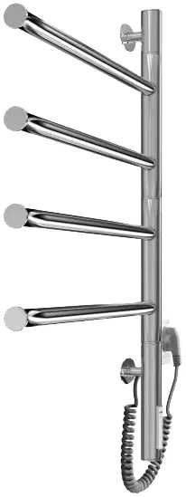 Рушникосушка MARIO електрична Веєр-І, хром (2.3.0407.11.P) - фото - №2