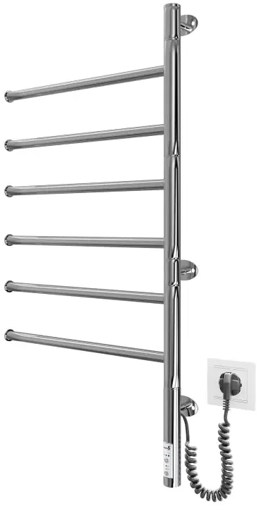 Рушникосушка MARIO електрична Веєр-І, хром (2.3.0408.11.P) - фото - №0