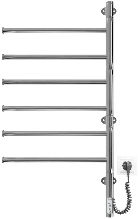 Рушникосушка MARIO електрична Веєр-І, хром (2.3.0408.11.P) - фото - №1