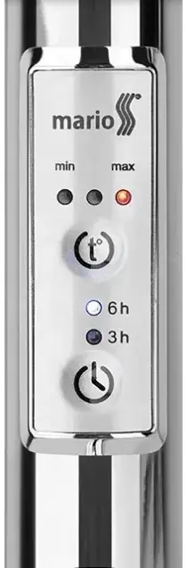 Рушникосушка MARIO електрична Класік НР-I, хром (2.3.0115.10.P) - фото - №4