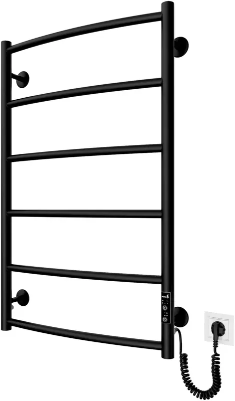 Рушникосушка MARIO електрична Класік НР-I, чорний матовий (2.3.0115.10.BM) - фото - №0