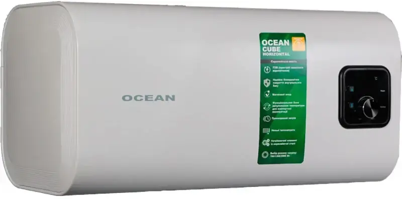 Водонагрівач OCEAN CUBE-Horizontal RZF80D-4, ET+WT (мокрий тен) 80л RZF80D-4 ET+WT - фото - №3