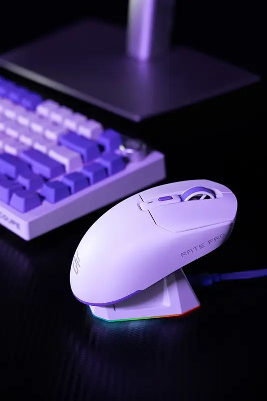 Ігрова миша Proove Gaming Rate Pro with Charging Dock White - фото - №6