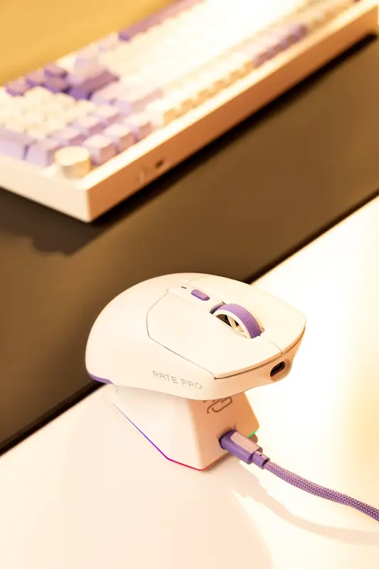 Ігрова миша Proove Gaming Rate Pro with Charging Dock White - фото - №9