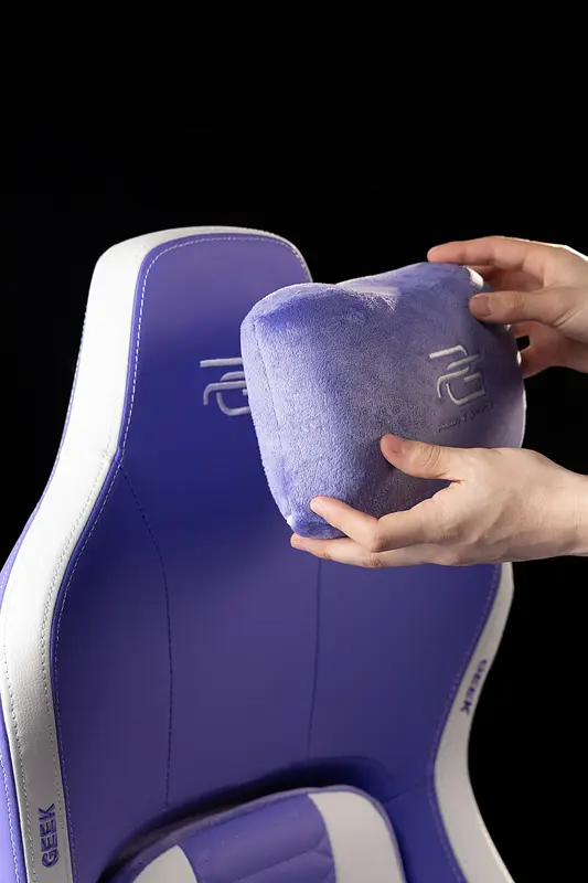 Ігрове крісло Proove Gaming Geek white purple - фото - №7