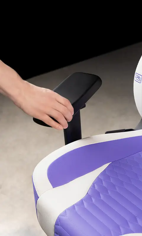 Ігрове крісло Proove Gaming Geek white purple - фото - №12