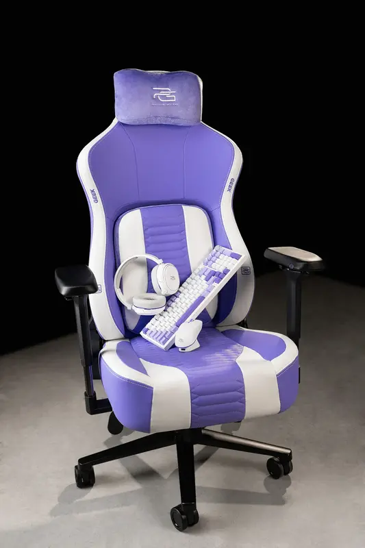 Ігрове крісло Proove Gaming Geek white purple - фото - №18