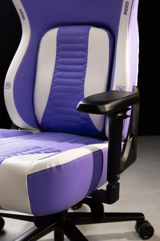 Ігрове крісло Proove Gaming Geek white purple - фото - №4