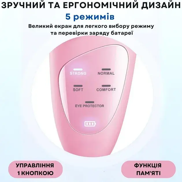 Щітка для чищення обличчя AIMED Face Massage Master, рожевий - фото - №6