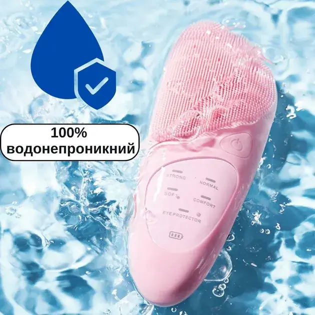 Щітка для чищення обличчя AIMED Face Massage Master, рожевий - фото - №1