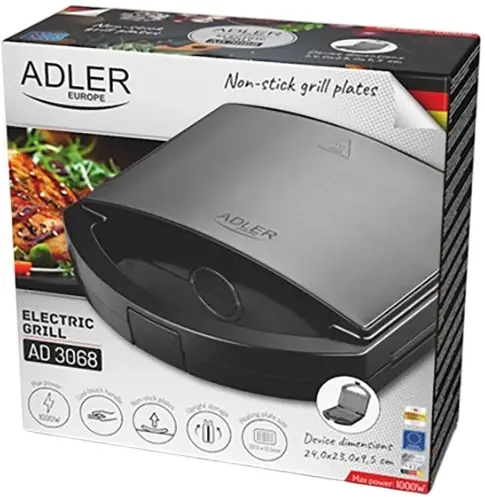 Гриль Adler AD 3068 - фото - №2