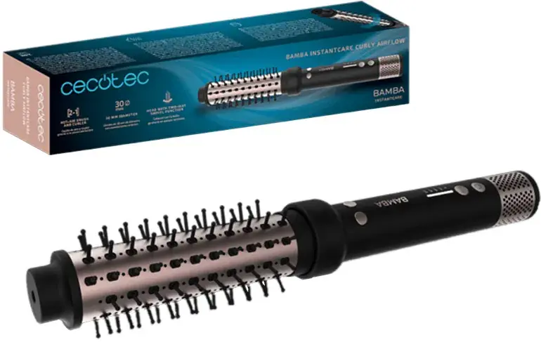 Фен-щітка CECOTEC Alisera brushes Bamba InstantCare Curly AirFlow (CCTC-03386) - фото - №0