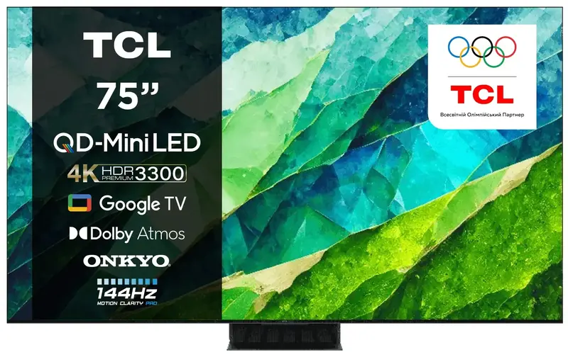 Телевізор TCL 75C855 фото