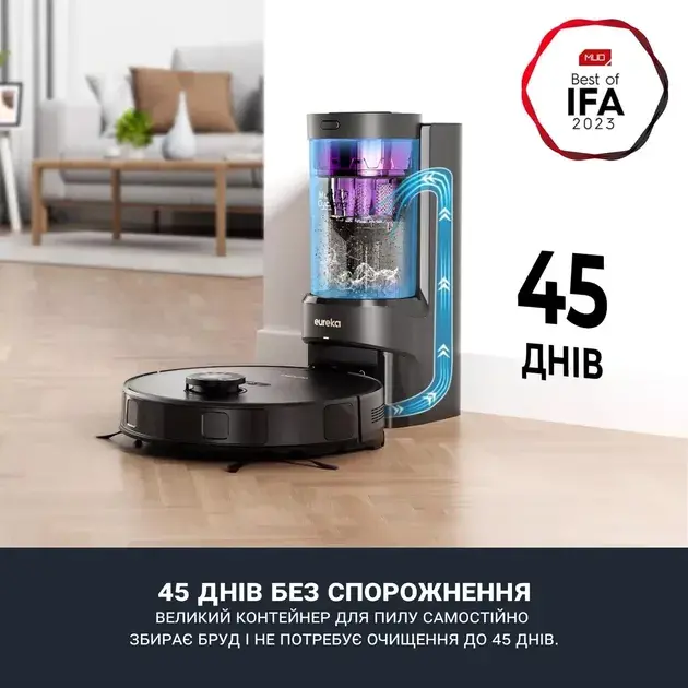 Робот-пилосос миючий EUREKA E10S - фото - №6