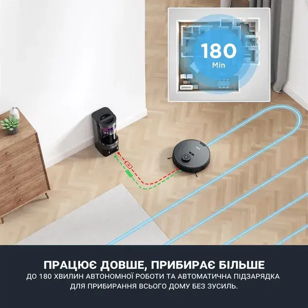 Робот-пилосос миючий EUREKA E10S - фото - №2