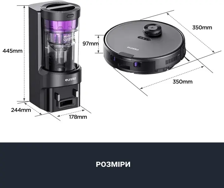 Робот-пилосос миючий EUREKA E10S - фото - №1