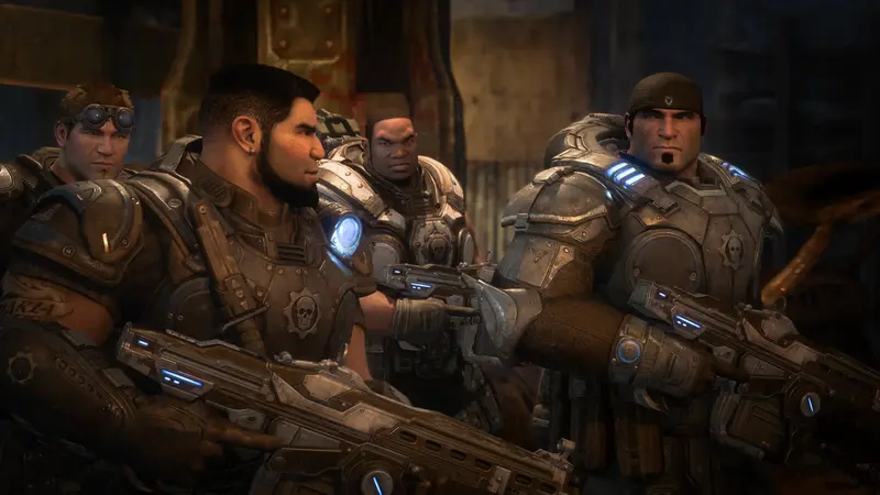Диск PS5 Gears of War Reloaded, BD - фото - №2