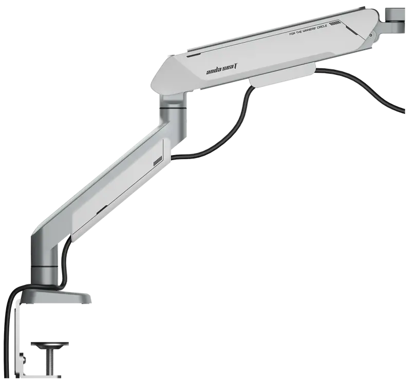 Настільне кріплення для монітора Anda Seat Stealth PRO II 17'-42'' White&Gray - фото - №6