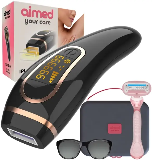 Фотоэпилятор AIMED Silk Skin IPL Intensed Pulse Light (черный) - фото - №1
