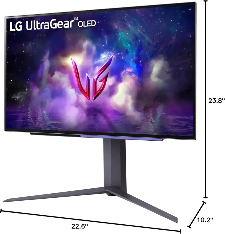 Ігровий монітор LG 26,5'' 27GS95QE-B.ADRZ - фото - №17