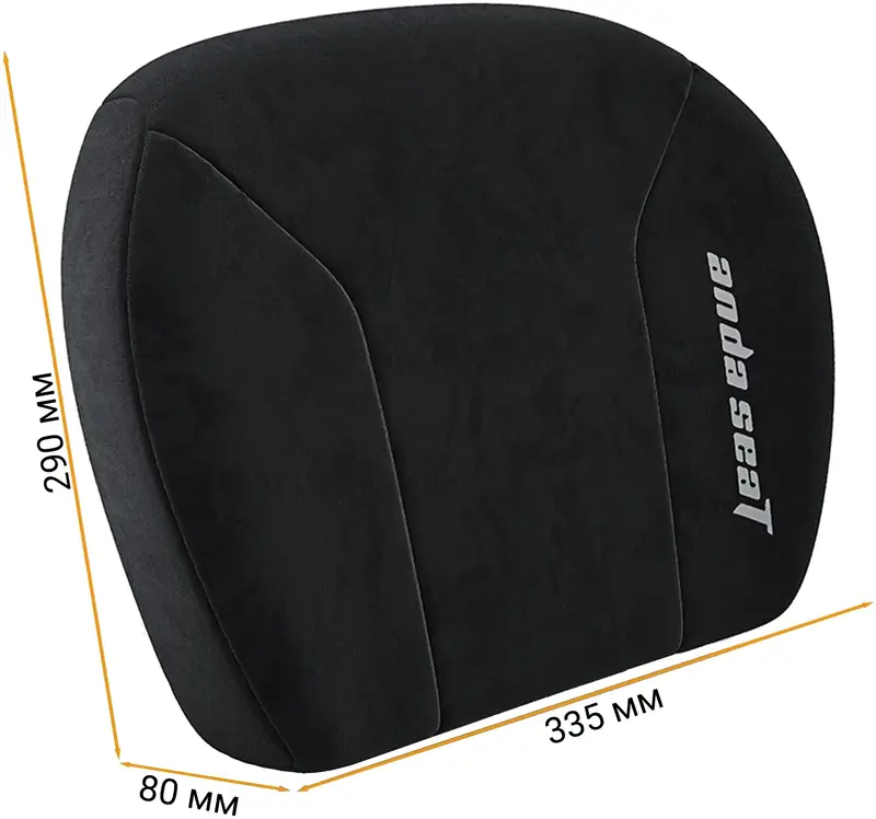 Подушка для попереку Anda Seat Novis Lumbar Pillow Size L Black - фото - №3