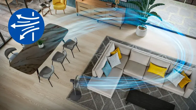 Вентилятор підлоговий Philips CX1520/01 - фото - №5