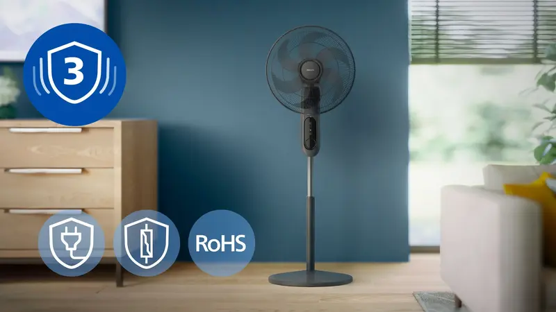 Вентилятор підлоговий Philips CX1520/01 - фото - №7