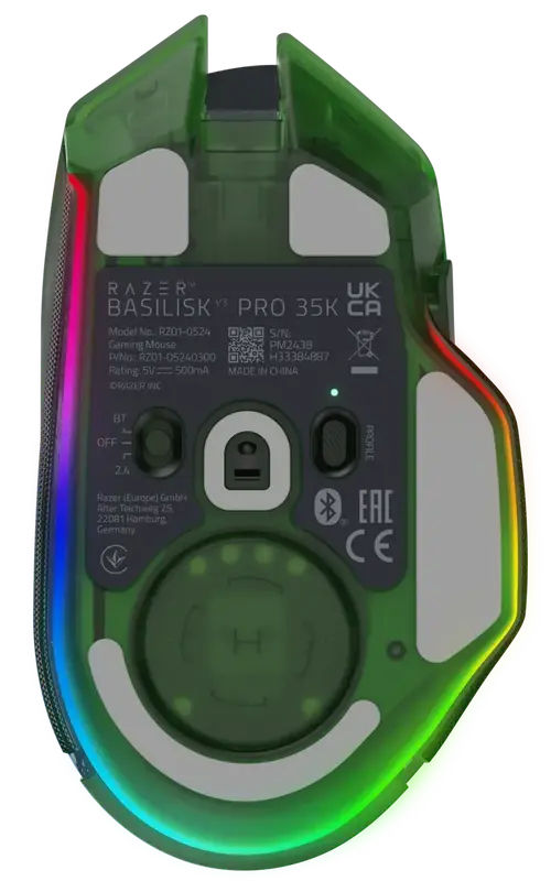 Ігрова миша RAZER Basilisk V3 PRO Wireless Phantom Green - фото - №4