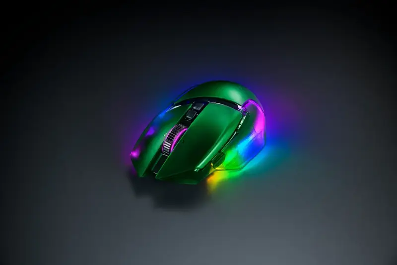 Ігрова миша RAZER Basilisk V3 PRO Wireless Phantom Green - фото - №5