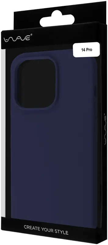 Чохол WAVE Full Silicone Cover iPhone 14 Pro (midnight blue) - фото - №2
