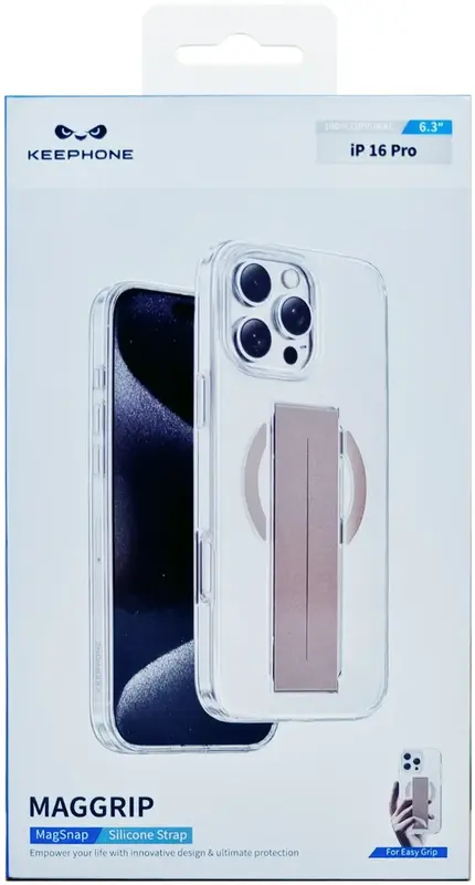 Чохол Keephone MagGrip MagSafe Case for 16 Pro Desert Titanium (KPMAG16PDT) - фото - №5