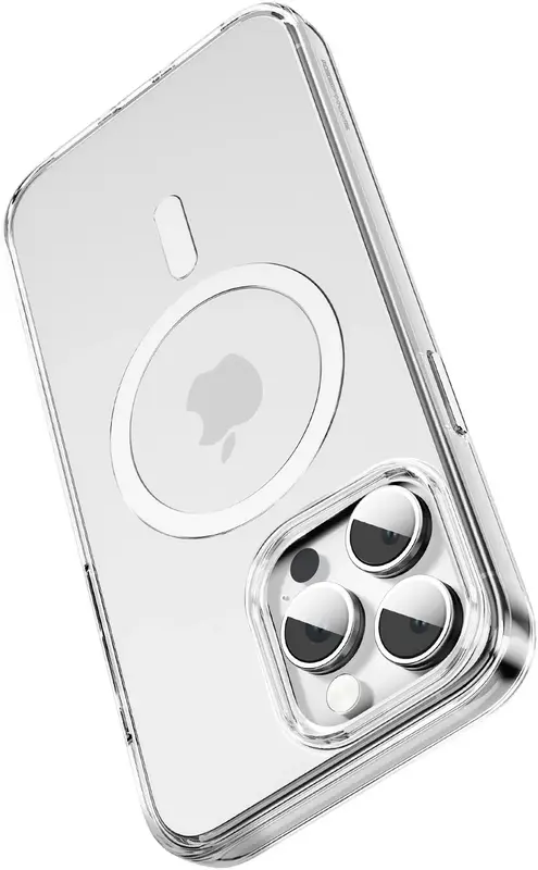 Чохол для iPhone 15 Pro Max Keephone Non-yellowing MagSafe (KPNONY15PMCL) - фото - №6