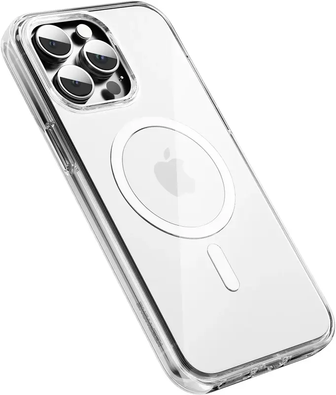Чохол для iPhone 15 Pro Max Keephone Non-yellowing MagSafe (KPNONY15PMCL) - фото - №7