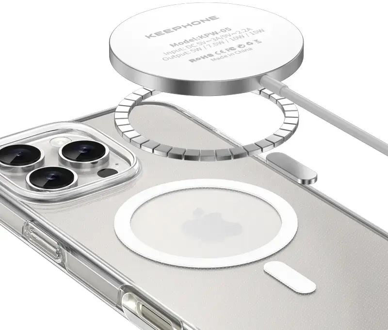 Чохол Keephone Non-yellowing MagSafe Case для iPhone 16 Pro Transparent (KPNONY16PCL) - фото - №5